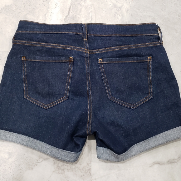 Old Navy Fitted Shorts Women's Size 4 Denim Blue - Picture 4 of 7